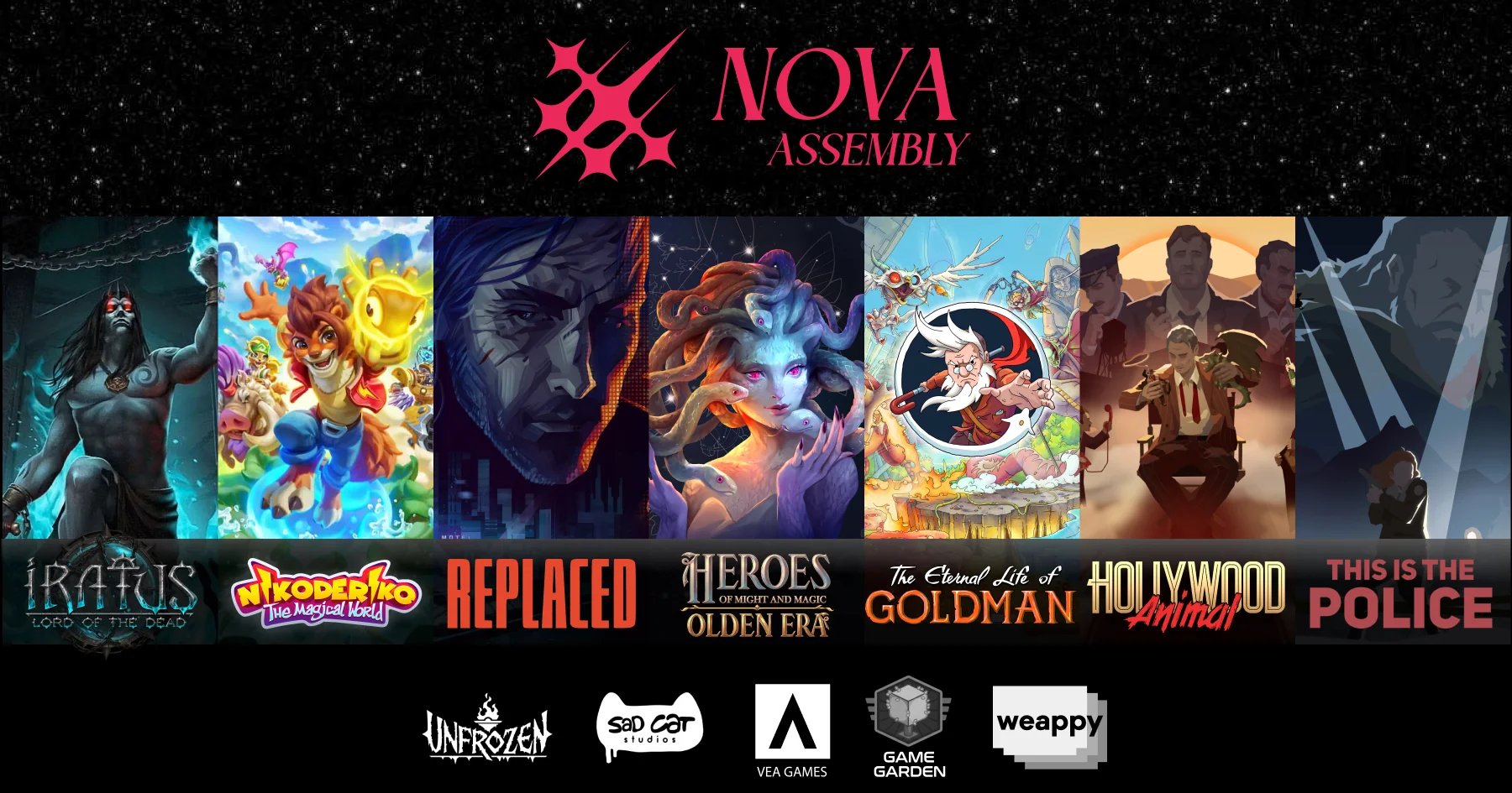 Nova Assembly — the games and the studios behind them